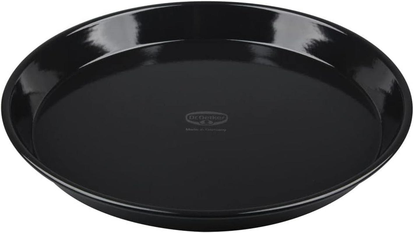 Dr. Oetker Tradition Enamel Cake/Pizza Tray - Premium Baking Tray 28 X 28 X 3 Cm, Heat Resistant, Durable & Versatile - Top Diameter 28 Cm image number 2