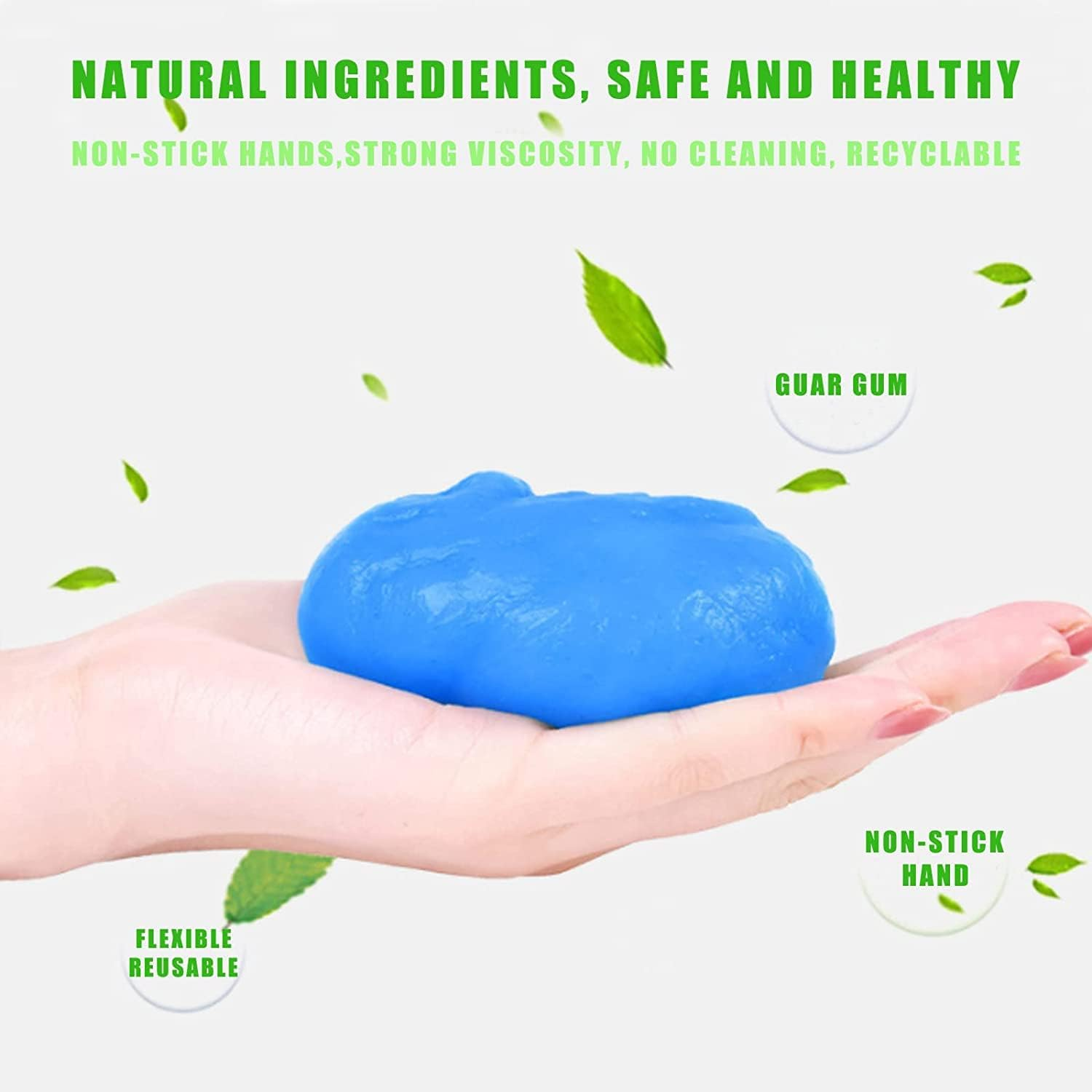 4 Pack Cleaning Gel, Car Accessories for Men and Women, Dust Cleaner for PC Keyboard Car Detailing Laptop Dusting Home and Office Electronics Cleaning Kit | Cleaning Supplies image number 6