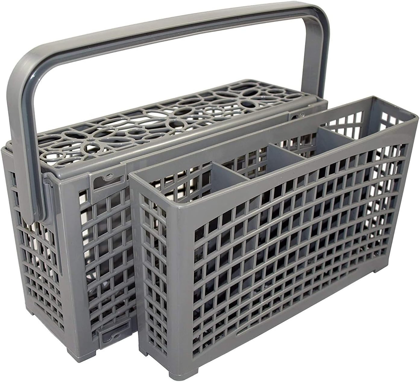 Haundry 2 in 1 Universal Dishwasher Cutlery Basket (9.45 X 5 X 5.3 Inches) Compatible with Kenmore, Whirlpool, Bosch, Maytag, Kitchenaid and More image number 2