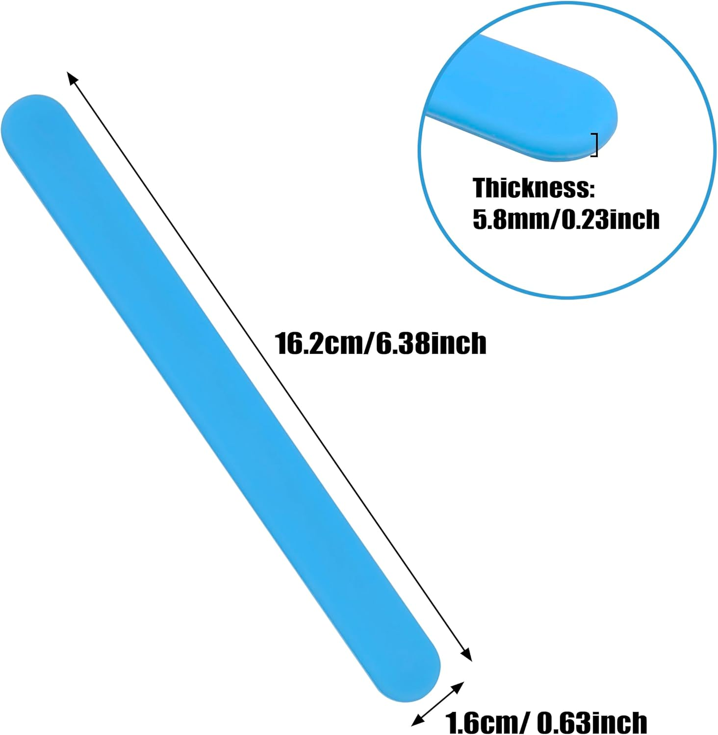 Silicone Stir Sticks, 4 Pcs Reusable Silicone Mixing Sticks for Resin, Epoxy, Liquid, Paint, Popsicle Stirring Tool for DIY Crafts image number 3