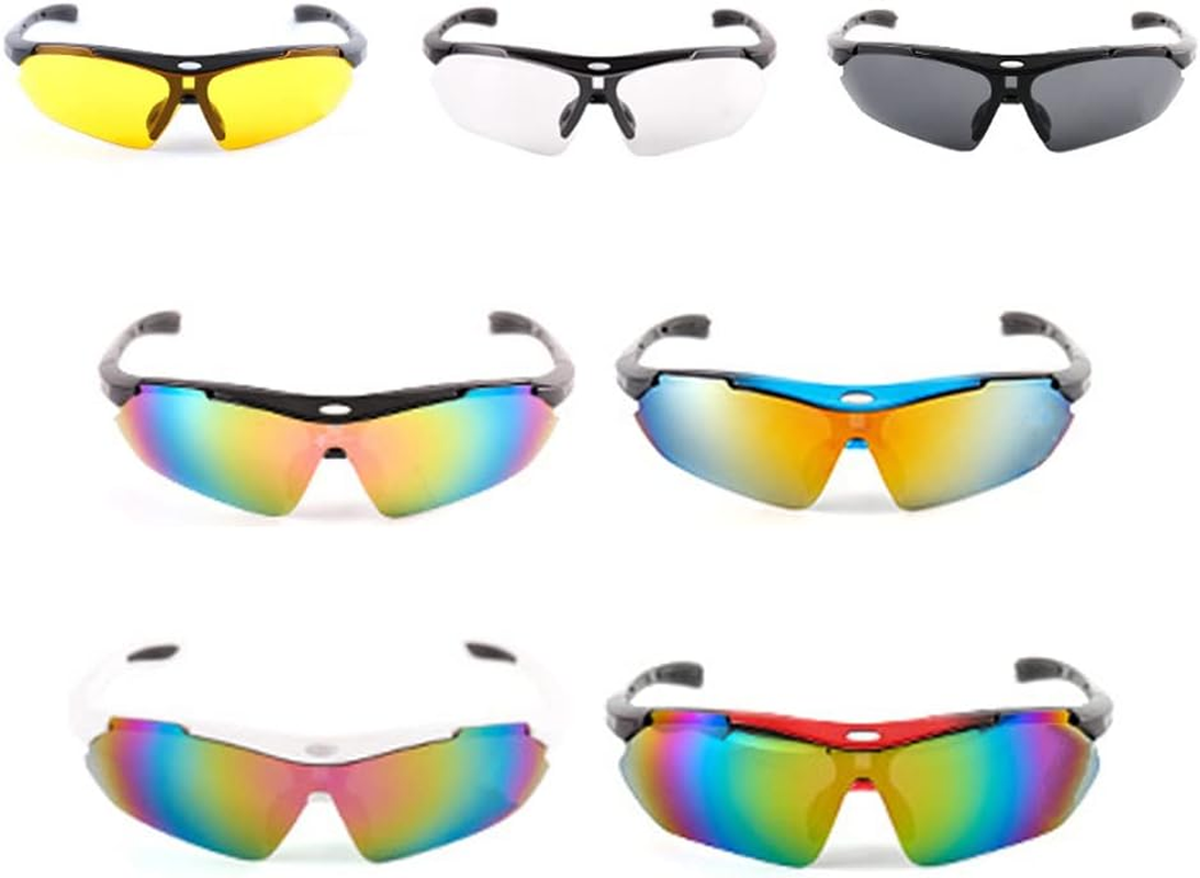 Sagasave Outdoor Sports Sunglasses, UV400 Protection Polarized Sunglasses, Men and Women anti Glare Glasses for Cycling, Fishing, Driving, Golf - Black image number 6