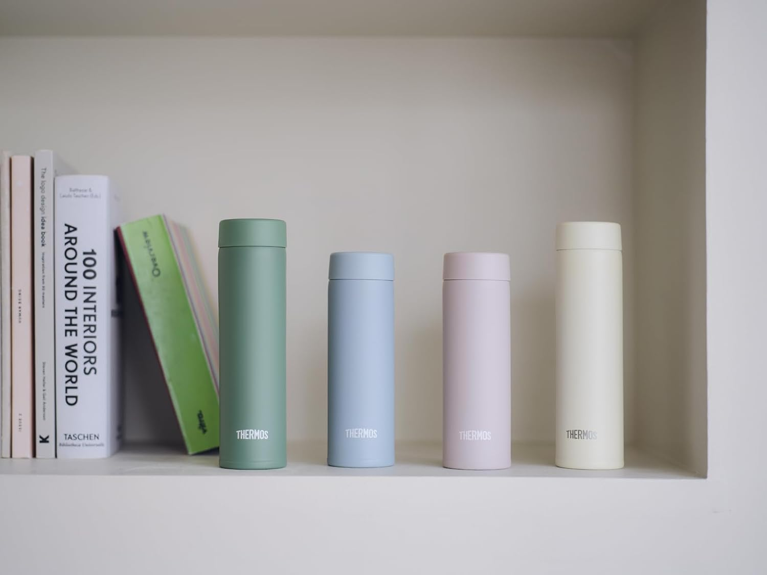 Thermos Water Bottle, Vacuum Insulated Pocket Mug, 5.1 Fl Oz (150 Ml), Ice Blue, JOJ-151 ICB - Green image number 3