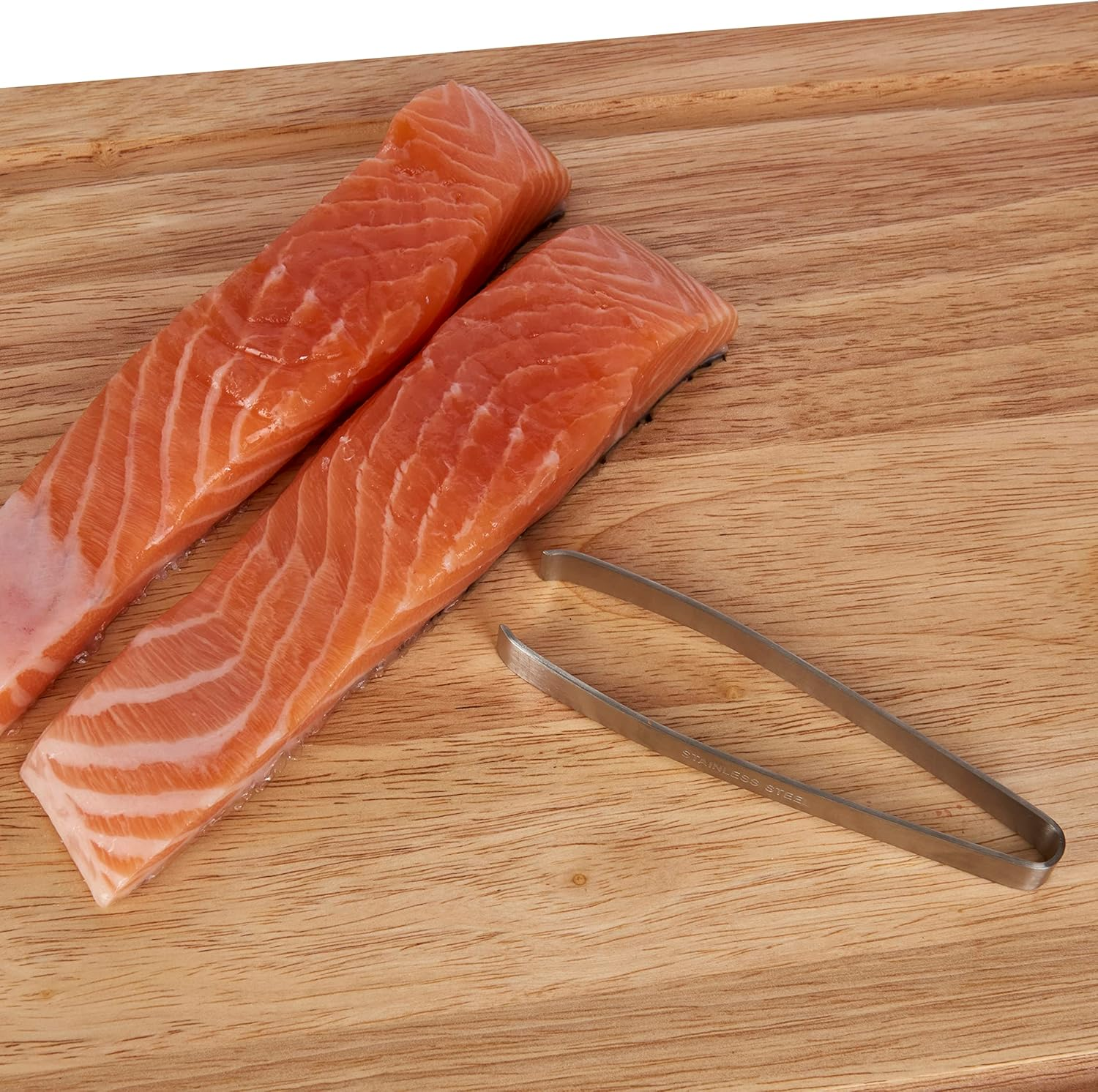 Kitchencraft Fish Tweezers, No Bones, Stainless Steel and Easy to Wash, 12Cm (4.5''), Silver image number 3