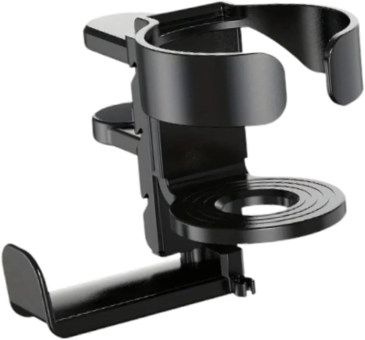 Generic Headphone Hanger with Desk Cup Holder under Desk Headphone Hanger for Desk Water Bottles