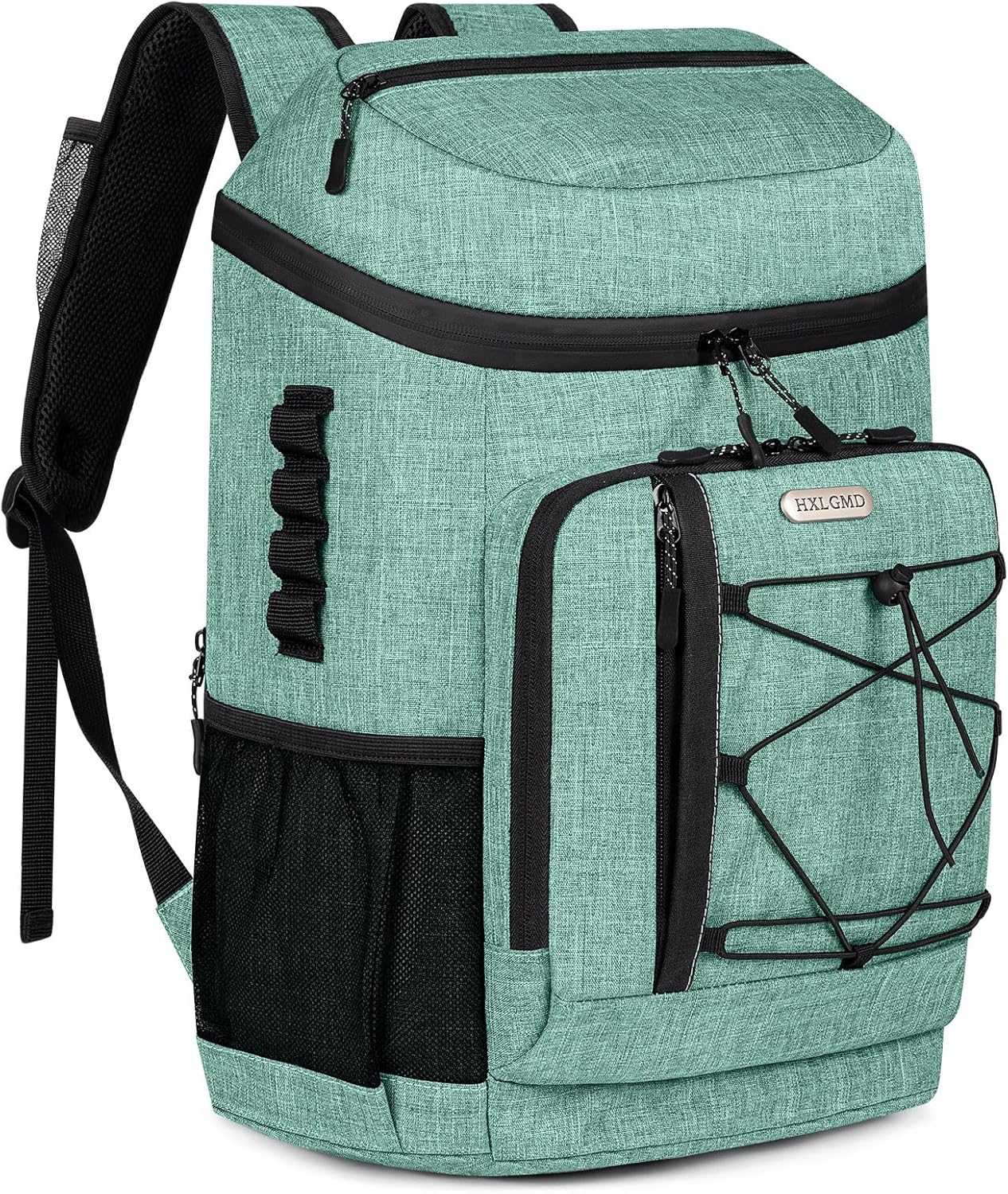 Cooler Backpack Waterproof 30 Cans Insulated Backpack Cooler Bag Leak Proof Soft Ice Chest Backpack for Women Beach Picnic Hiking Lunch Backpack, with Ice Packs Reusable for Long Lasting