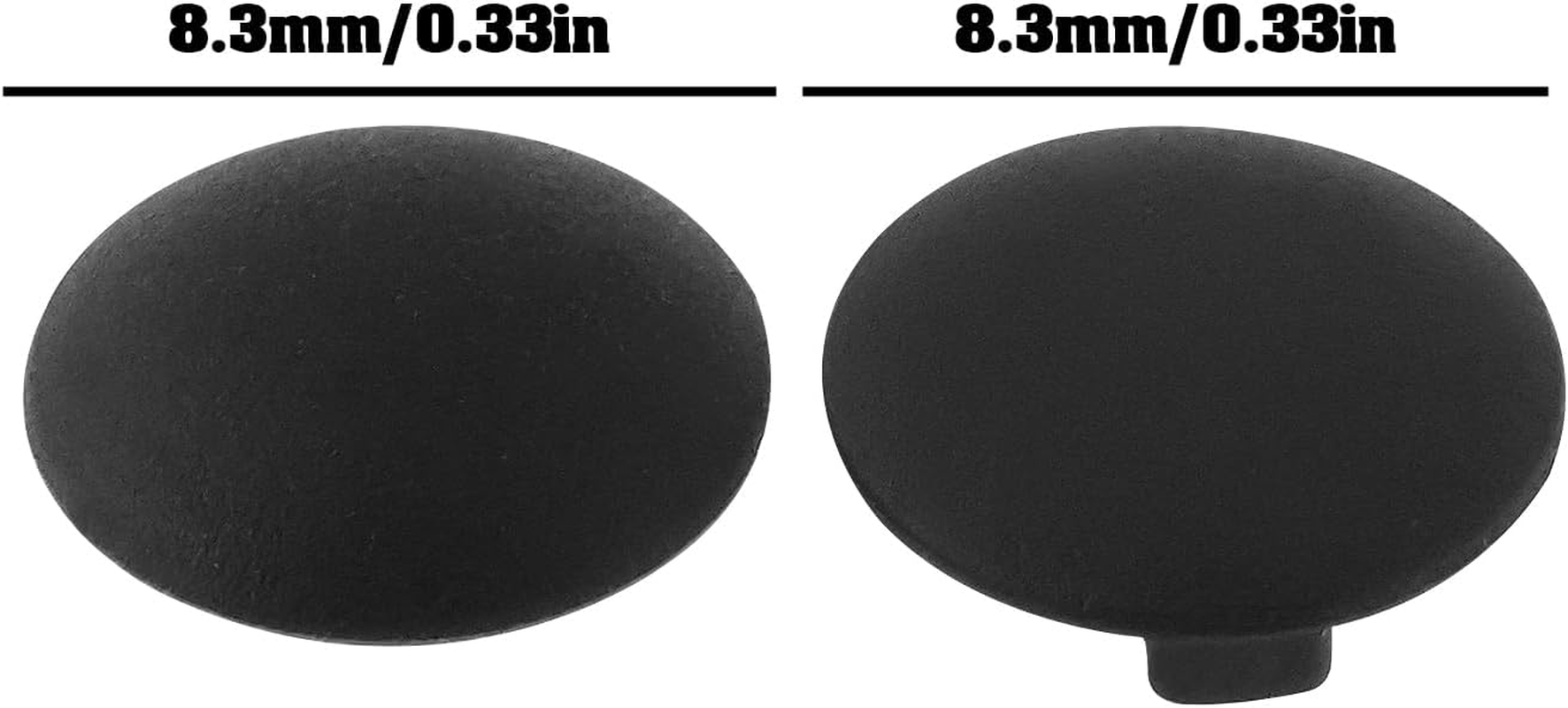 4Pcs Laptop Rubber Feet Notebook Anti-Slip Pad 8.3Mm Compatible with Microsoft Surface Laptop 3 4 5 Series, Black image number 2