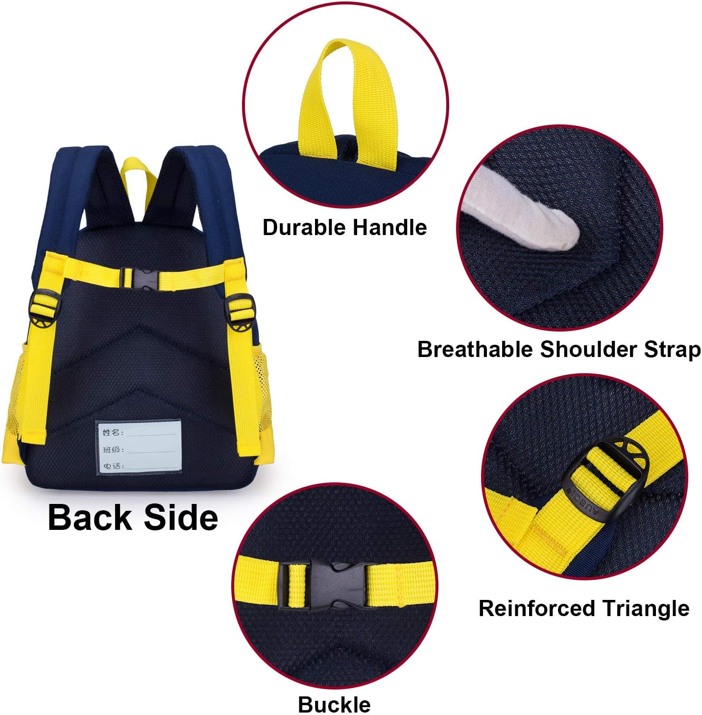 Willikiva Cute Zoo Little 3D Backpack Kids Backpack for Boys and Girls Toddler Backpack Waterproof Preschool