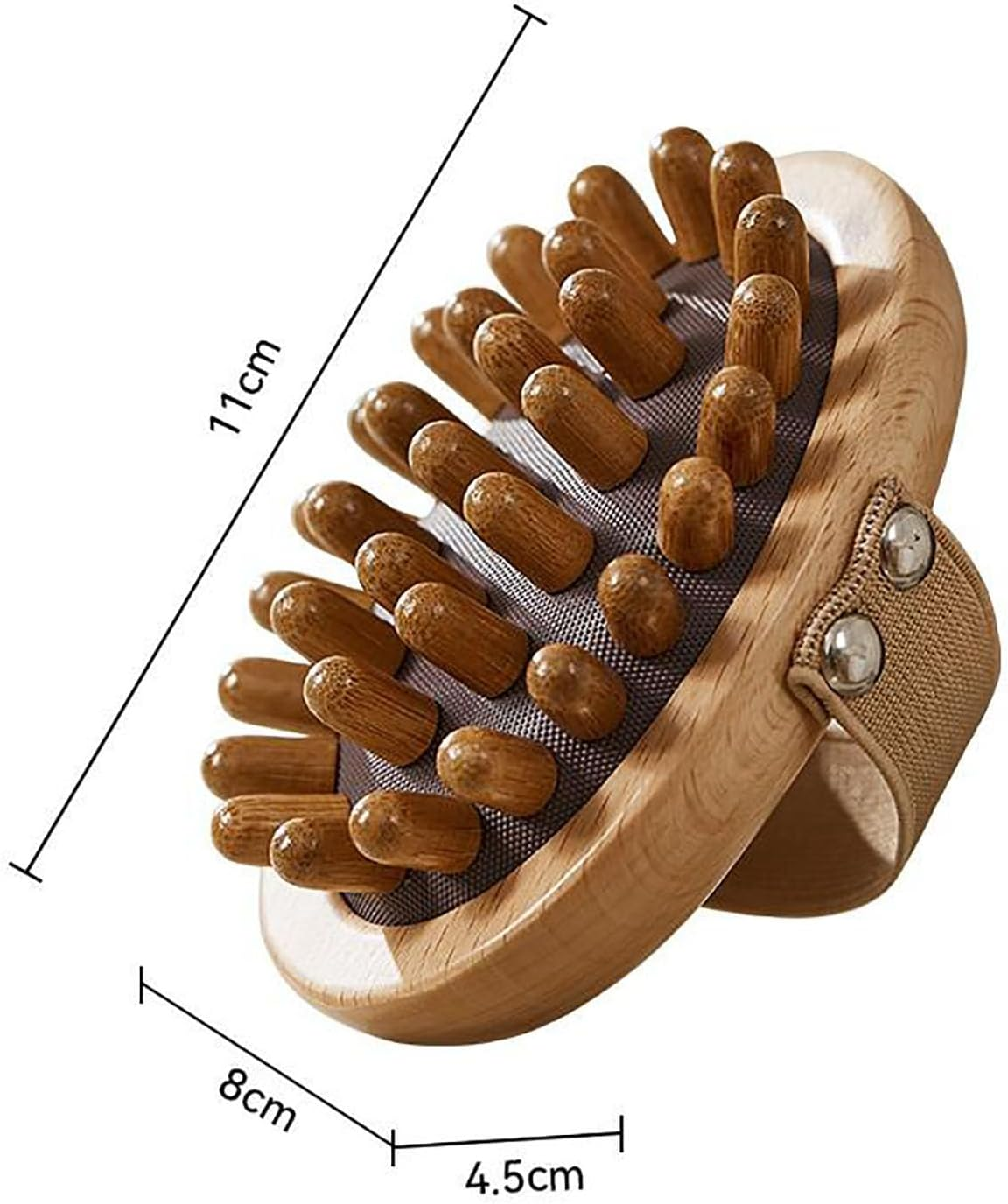 Meridian Brush, Meridian Pressure Brush, Body Detox Meridian Pressure Brush, Handheld Meridian Pressure Brush Set, Natural Wooden Massage Brush Massager (B) image number 2