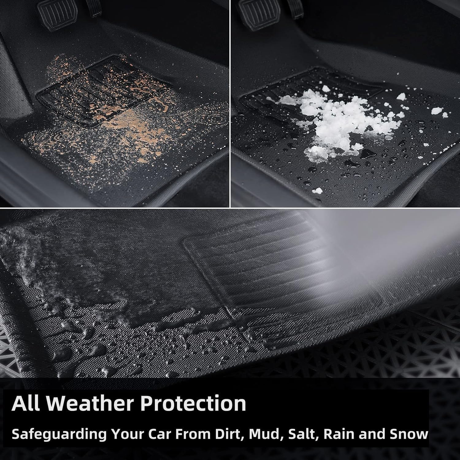 9-Piece RHD 2026 Tesla Model Y Juniper, All-Weather Floor & Cargo Mat Set (5-Seater), Automotive Accessories Trunk Floor Mats & Cargo Liners (9Pcs Model Y Juniper 5 Seater)