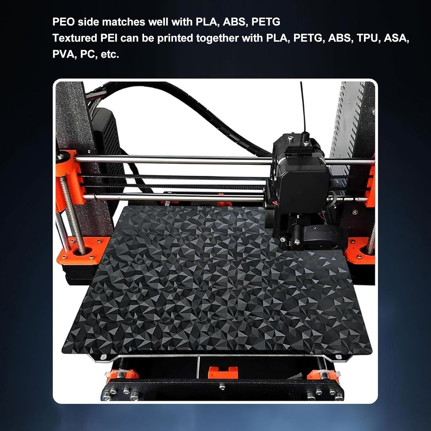 Build Plate, Double Sided Build Plate PEO PEI Build Plate, 254X241Mm, PEI Sheet 3D Printer Platform for MK3 MK3S MK4 MK2.5S, Widely Compatible, 3D Printer Accessories image number 4
