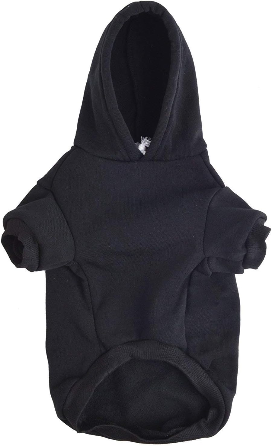 Dog Hoodie Dog Hoodies for Small Dog Clothes Apparel Love Me Fleece Sweater Winter Sweatshirt Warm Cotton Grooming Hoodie for Small Dog Medium Large Dog Cat Black M image number 2