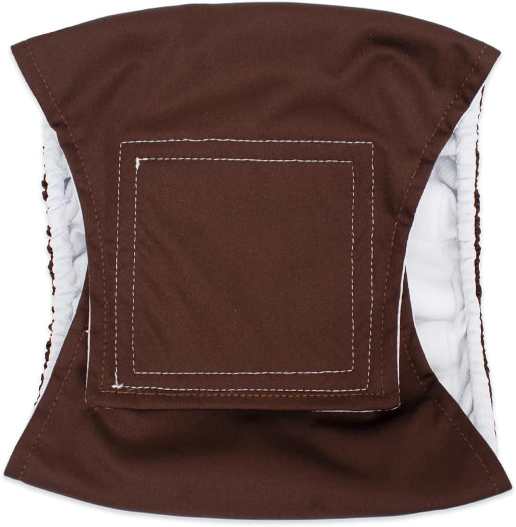 Enwye Washable Male Diapers Incontinence Bandage for Large Adult Dogs XL 68 X 24 Cm Brown image number 6