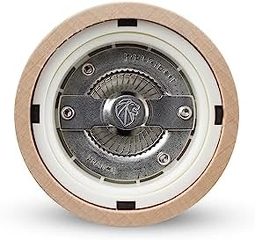 PEUGEOT - Paris U'Select Salt Mill 22 Cm- 9 In- 6 Predefined Grind Settings - Powdered Salt Innovation, Zirlion Mechanism - Pefc-Certified Wood - Made in France - Natural image number 3