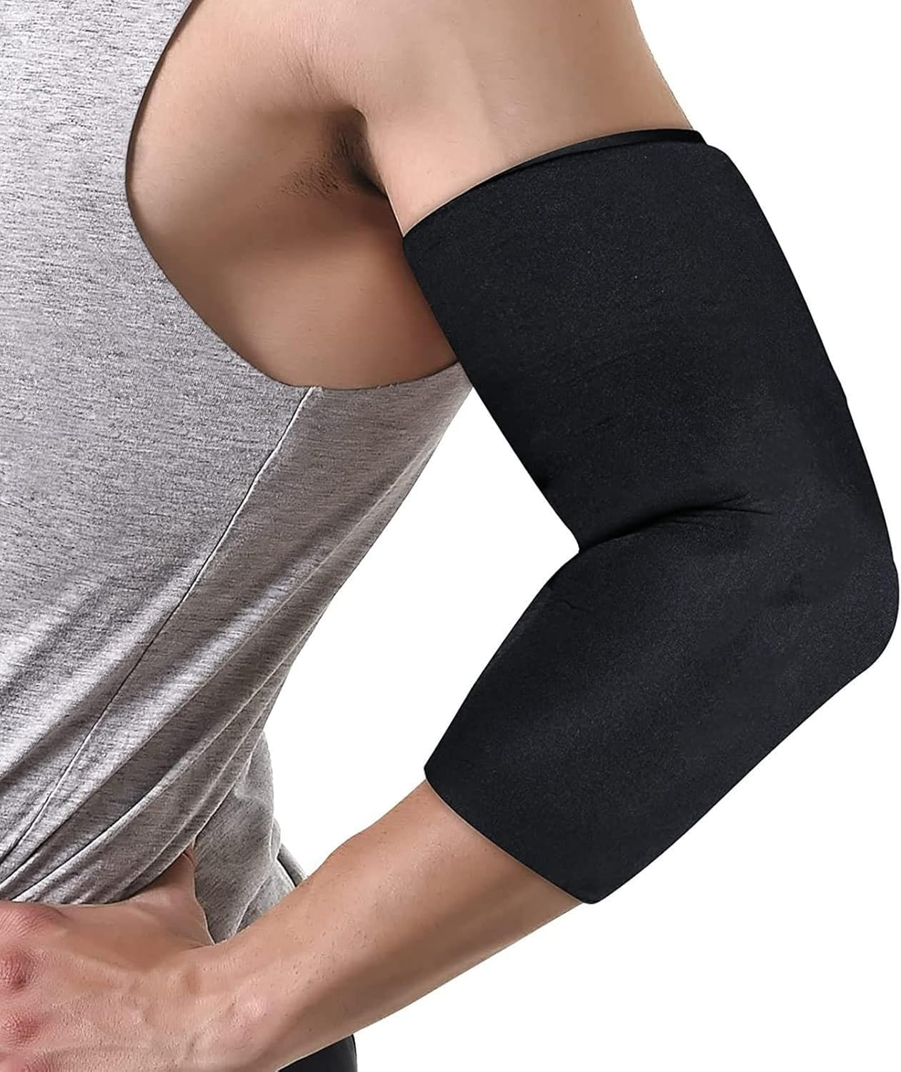 Elbow Ice Pack for Injuries Hot and Cold Therapy for Pain Relief Knee Gel Ice Wrap for Recovery Tendonitis and Tennis Elbow Gel Pack (L)