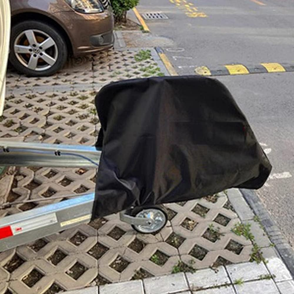 Caravan Hitch Cover, Trailer Hitch Lock Covers Universal Breathable Tow Hitch Cover for Caravan, PVC Trailer Towing Ball Coupling Lock Covers Caravan Hitch Dust Proof Protector Trailer Hitch Cover image number 6