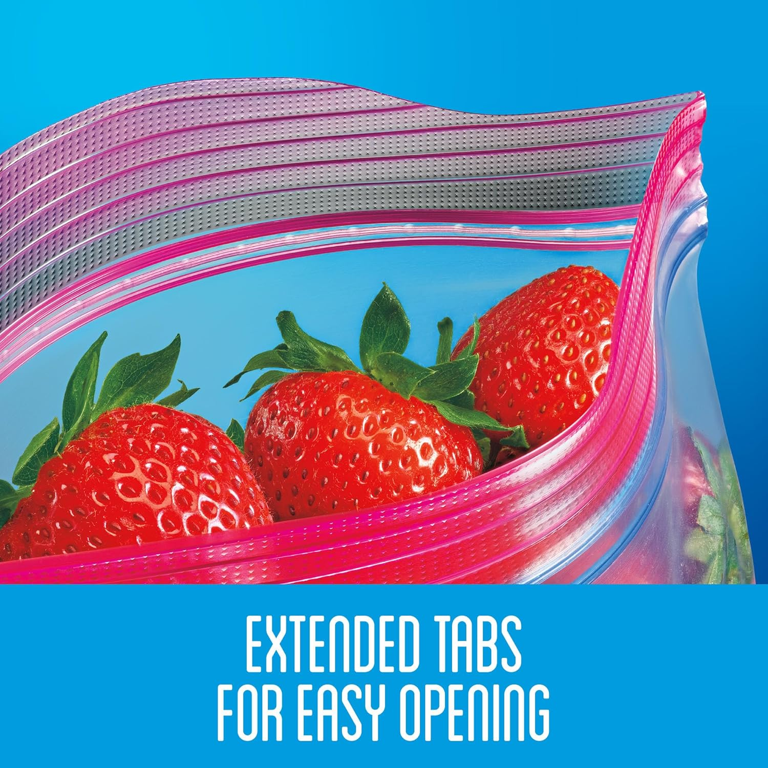 Ziploc Resealable & Reusable Large Storage Bags with Double Zipper, Microwave Safe and BPA Free Plastic, 12-Pack image number 2