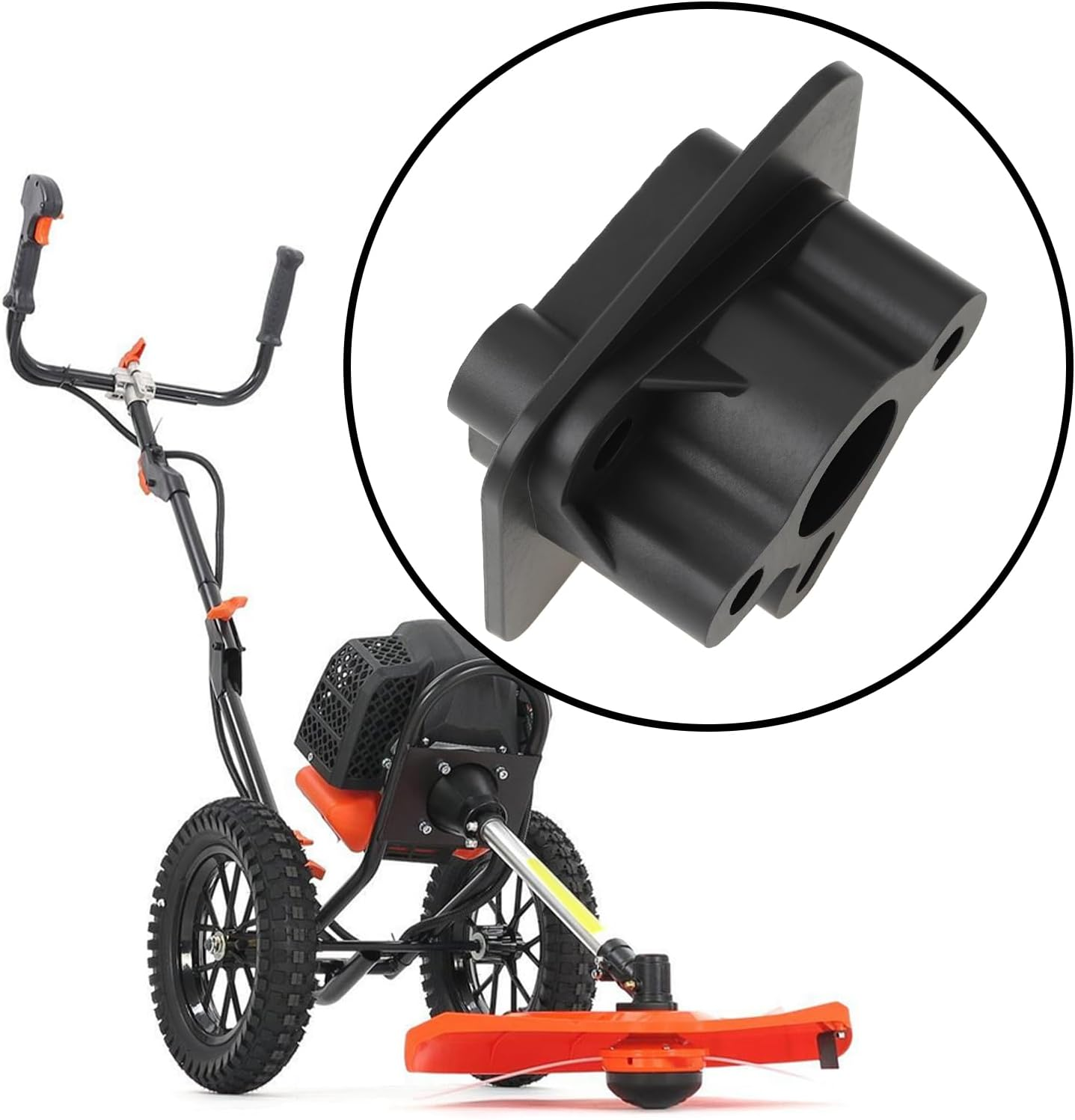 2Pcs Intake Manifold Carburetor Base Connector 52CC BC52 520 Brush Cutter Compatible with Forester image number 2