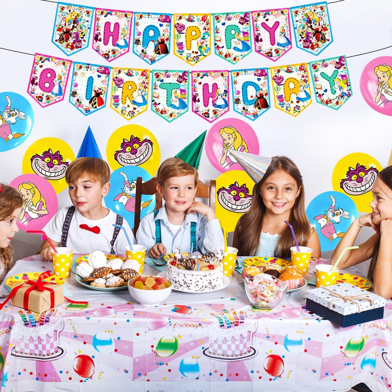 Birthday Decoration, Pack of 29, Party Decoration, Balloons, Latex Balloons, Happy Birthday Banner, Topper, for Children'S Birthday image number 4