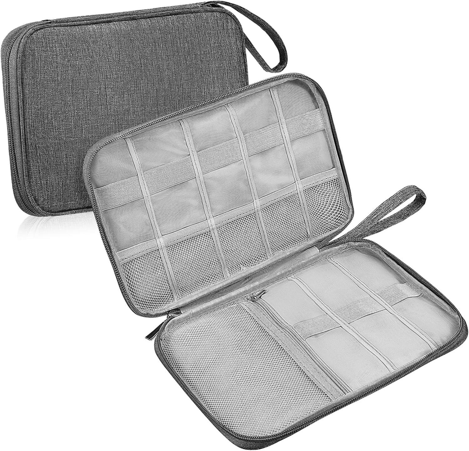 Yardenfun Travel Storage Bag Earphone Organizer Cable Charger Pouches Portable Digital Accessories Organizer Box