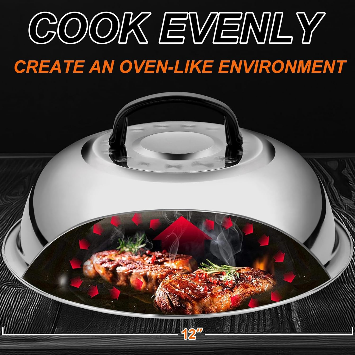 Grilliance 27Pcs Griddle Accessories Kit for Blackstone, Professional Hibachi Flat Top Grill Tools, Enlarged Spatula Gift Set with Basting Cover，Burger Press Patty Maker for Outdoor BBQ Teppanyaki image number 4