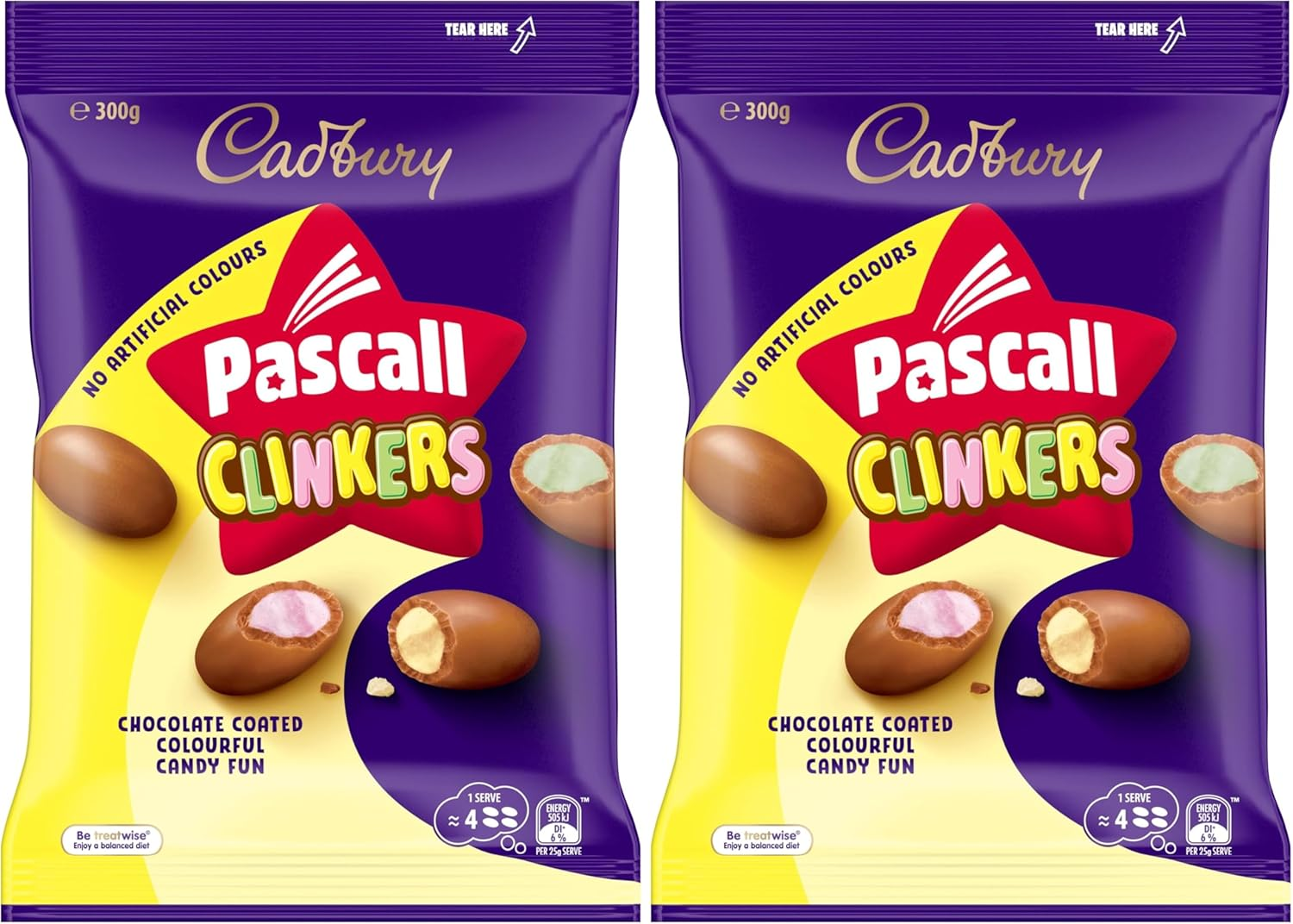 Pascall Cadbury Clinkers Lollies 300G image number 2