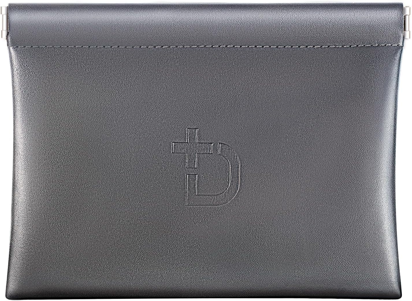 DOCKCASE PU Leather Electronic Accessories Organizer Bag, Water Resistant Cable Organizer for Travel Essentials, Tech Gifts for Men, Storage Bag for Phone, Cord, HUB, Enclosure