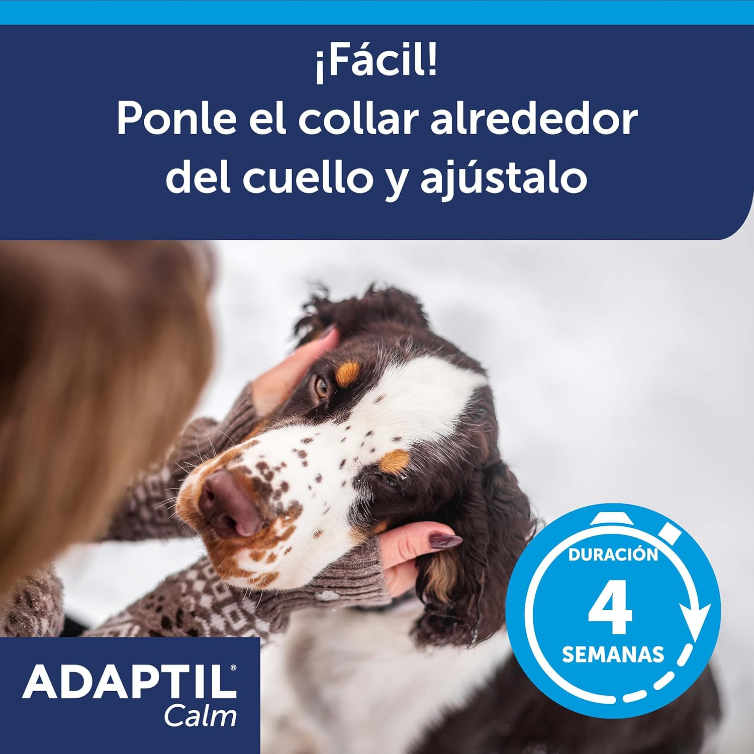 CEVA Adaptil Calm - Anti-Stress for Dogs - Fears, Loud Noises, Learning, Adoption - Collar M/L for Medium and Large Dogs image number 4