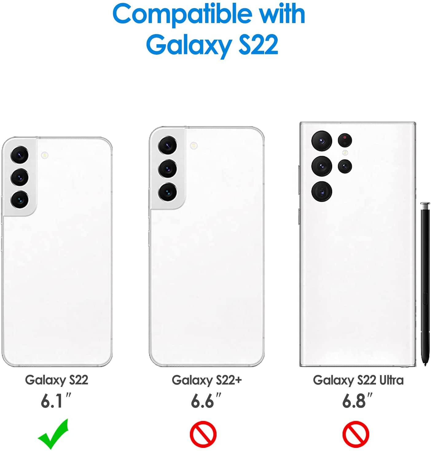 Jetech Slim Fit Case for Samsung Galaxy S22 5G 6.1-Inch, Thin Phone Cover with Shock-Absorption and Carbon Fiber Design (Black) image number 2