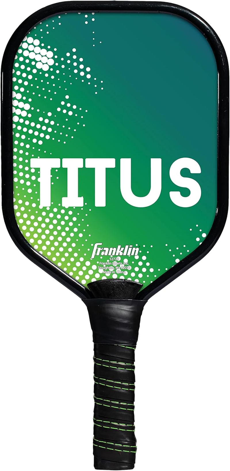 Franklin Sports Pickleball Paddle - Titus + Jet Aluminum Plated Pickleball Paddles - USA Pickleball (USAPA) Approved Paddle - 8Mm Thick Core