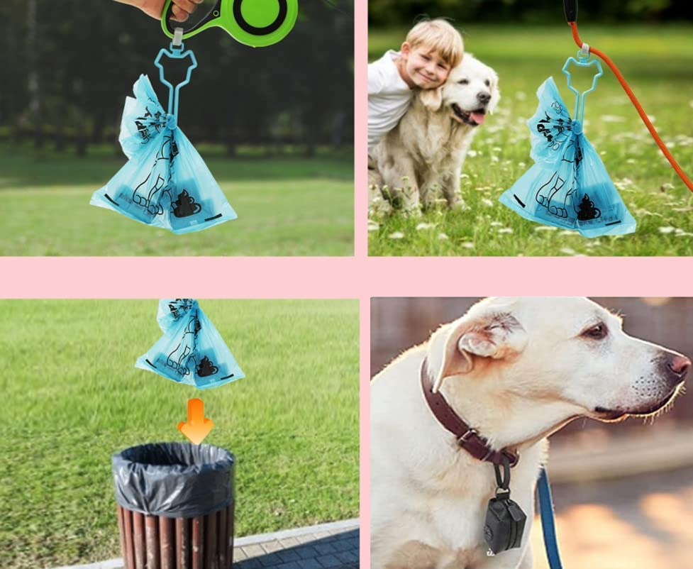 2 Pieces Zipper Poop Bag,Pet Waste Bag Dispenser Zippered Pouch, Portable Dog Poop Bag Holder Leash Attachment for Dogs for Traveling image number 5