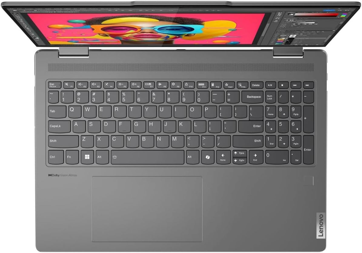 Lenovo Yoga 7I 2-In-1 Laptop, 16" 2K Touchscreen Display, Core Ultra 7 155U (Up to 4.80 Ghz), 16GB DDR5, 1TB Pcie SSD, Wi-Fi 6E, Backlit KB, FP Reader, TB 4, Webcam, Keypad, PDG HDMI, Win 11 Pro image number 2