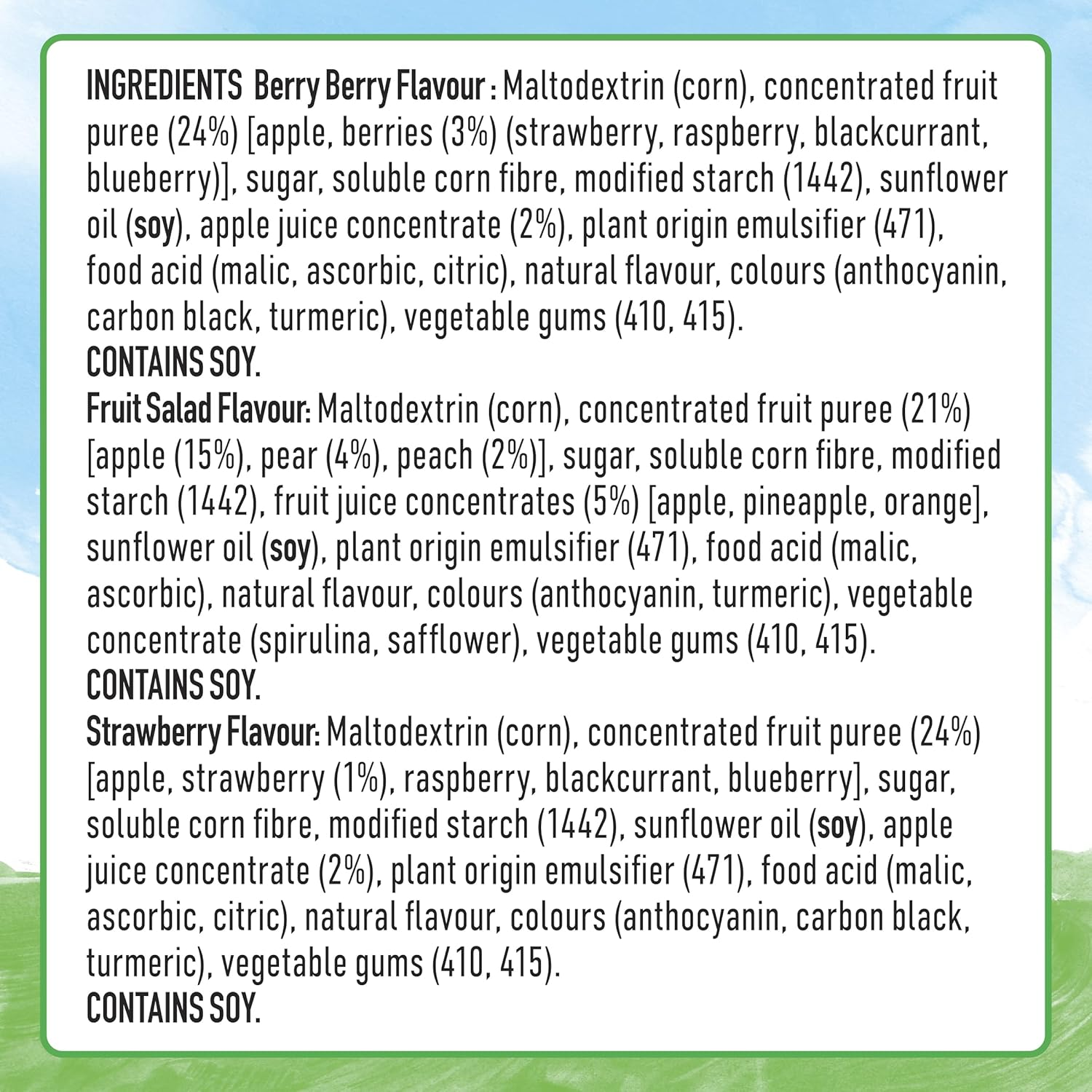 UNCLE TOBYS ROLL-UPS Variety Fruit Snack 6X15 Pack image number 3