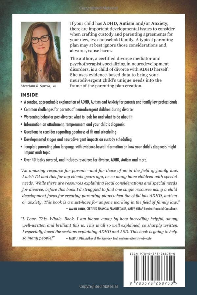 Divorce & the ADHD Autistic Anxious Child: Creating a Parenting Plan for Your Child'S Unique Needs image number 1