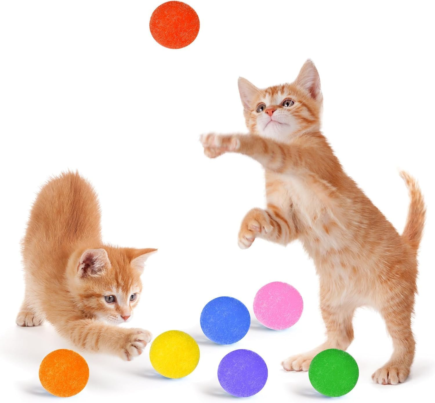 REJOECE 250 X 3 Cm Pompoms for Crafts, Pompom the Great, Pompom Colour, DIY Craft Creative Oven for Adults and Pets - 15 Colours image number 1