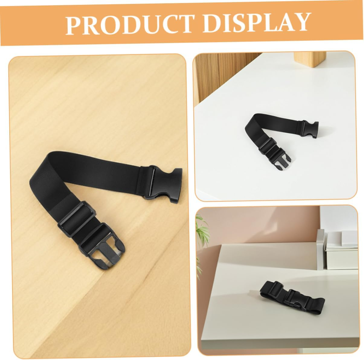 BESTYASH 5Pcs Multifunctional Luggage Nylon Straps for Suitcases Travel Camping Heavy Duty Adjustable image number 4