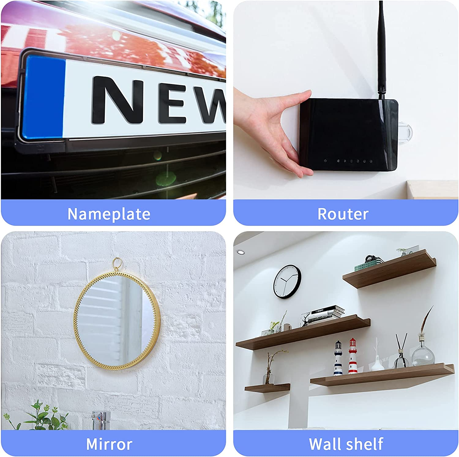 3M Industrial Strength Sticky Back Fastener | 5 X 10 Cm 12 Sets | Interlocking Tape Mounting Tape for Carpet, Couch Cushions, Pedal Board - Black image number 4