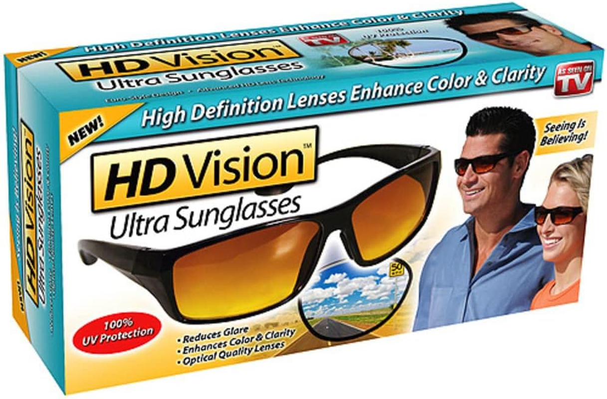 HD Vision Ultra Sunglasses (Black) image number 1