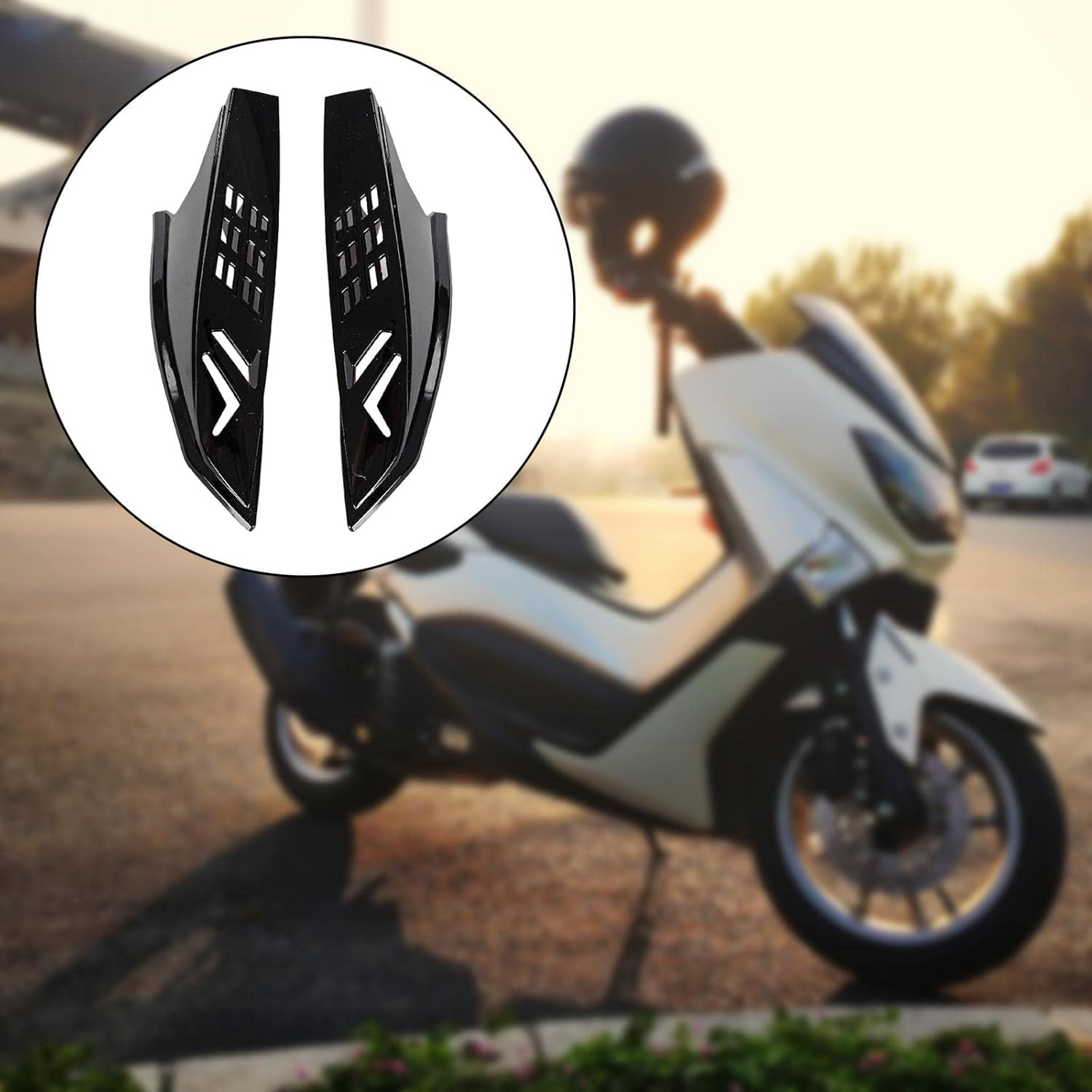 Eigell, Punk Decorative Stylish Motorbike Parts, Strong Parts - Black image number 3