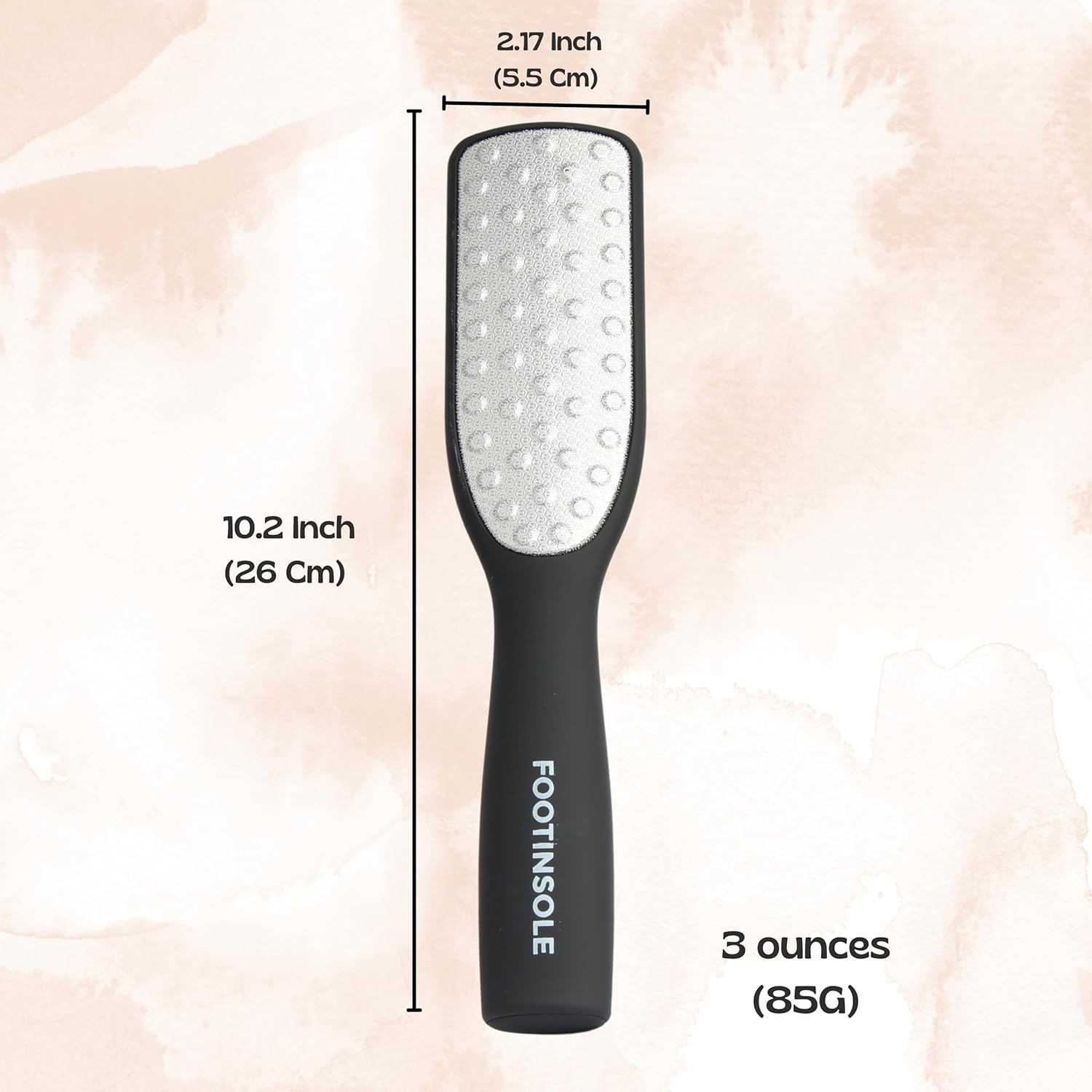 Dual Sided Foot Files Callus Remover - Foot Care Pedicure Stainless Steel File to Removes Hard Skin on Wet or Dry Feet (Gold) image number 2