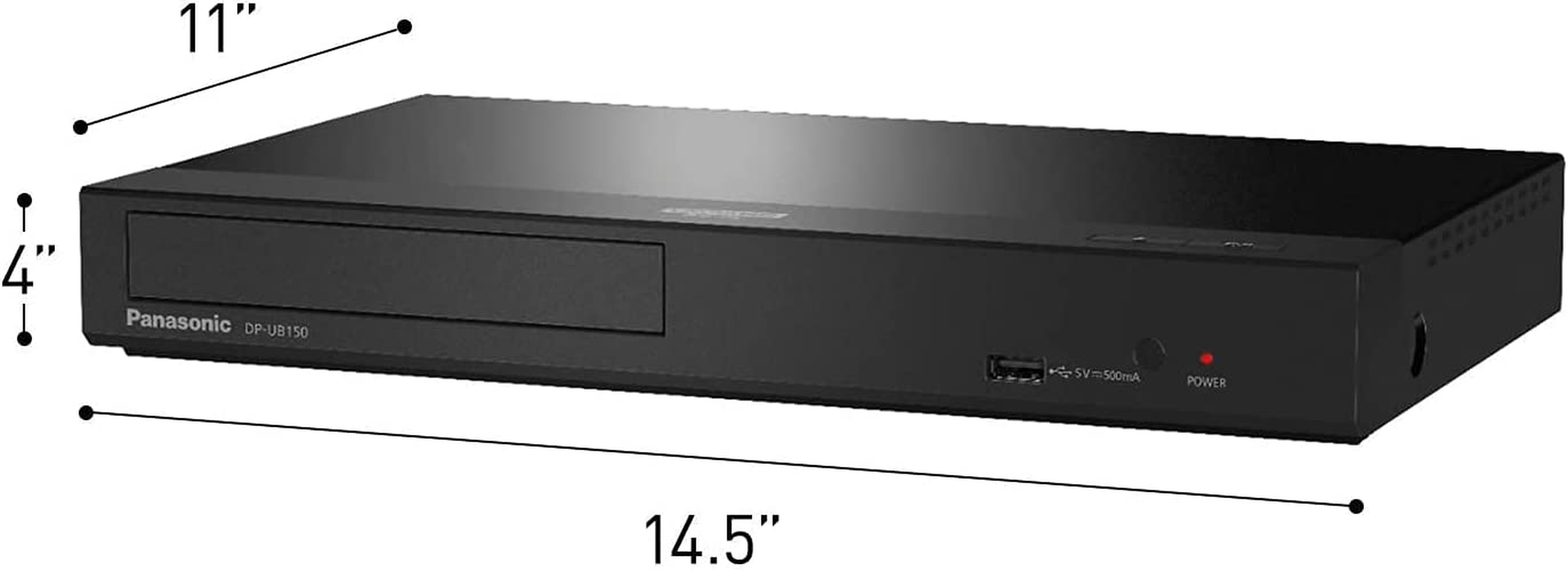 Panasonic 4K Ultra HD HDR Blu-Ray Player (DP-UB150GN-K) image number 4