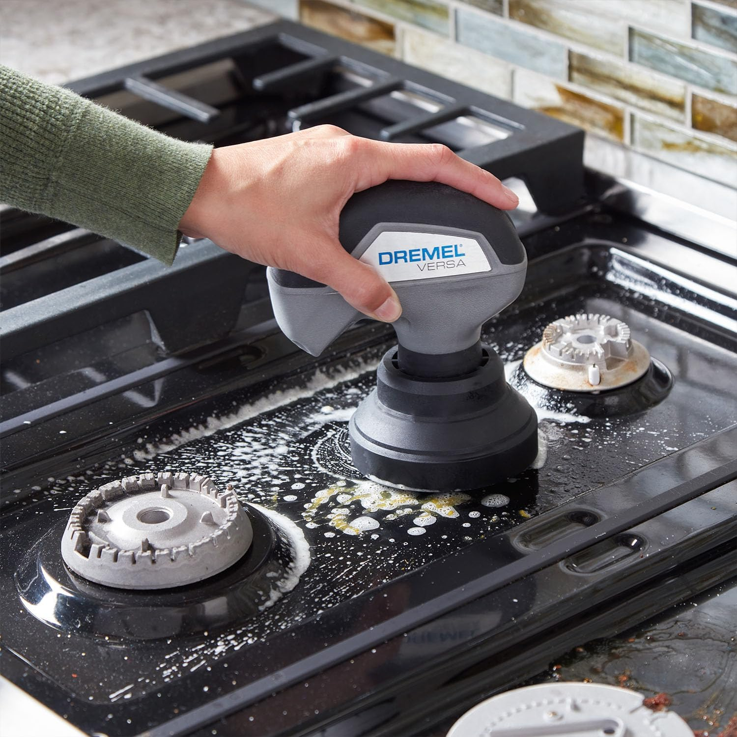 Dremel PC10-04 4-Volt Cordless Lithium-Ion Max Power Scrubber Cleaning Tool Kit image number 2