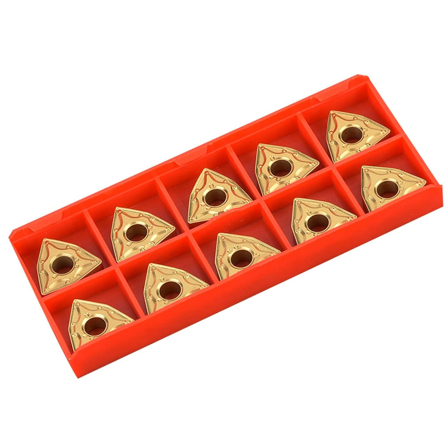 Domary 10PCS WNMG 432 WNMG0804 CNC Inserts Carbide Insert Lathe Turning Tool for Metalworking image number 2