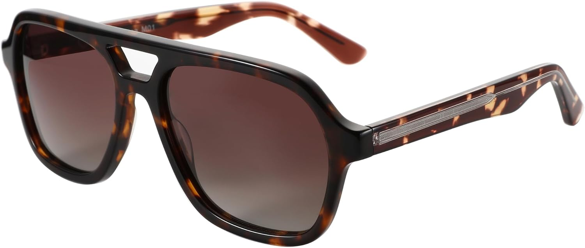 ZENOTTIC Aviator Sunglasses for Men Polarized: Aviator Sunglasses Womens - Retro Hexagonal Mans Pilot Sunglass