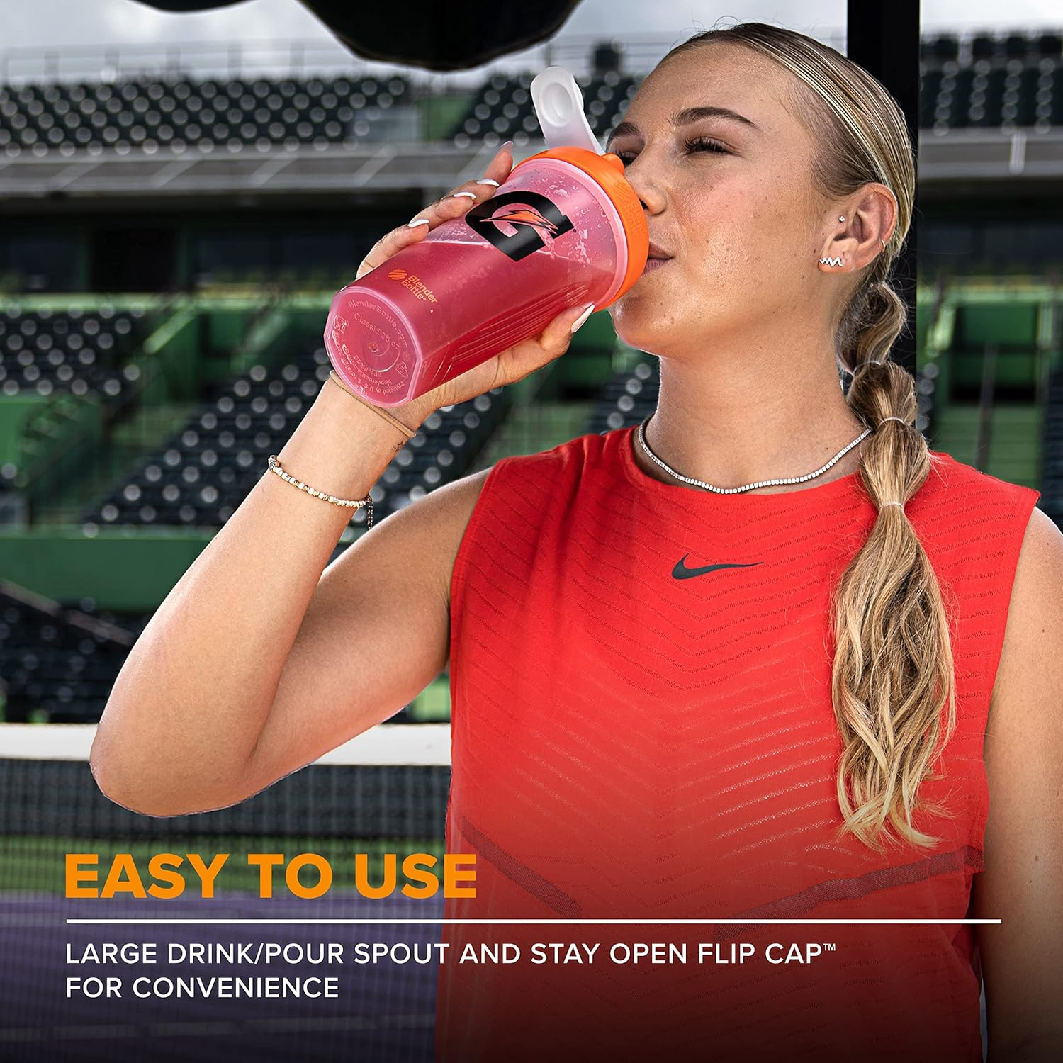 Gatorade Blenderbottle Shaker Bottle, BPA Free, Great for Pre Workout and Protein Shakes image number 1