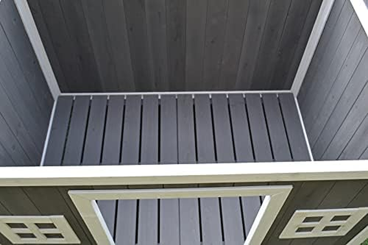 Pawhub Wooden Pet Dog Kennel Timber Awning House Cabin Wood Log Box 100X90 Cm image number 4