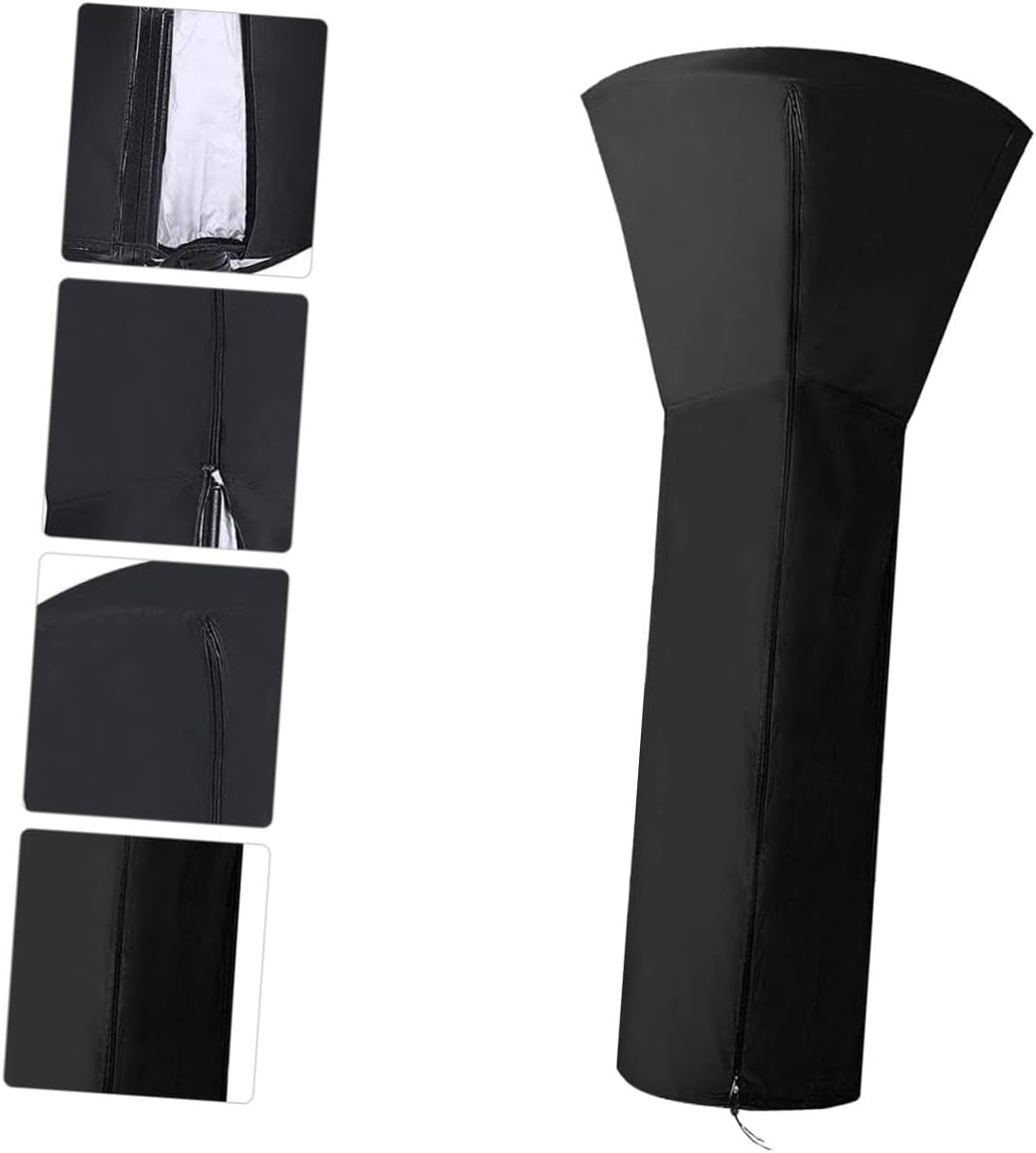 Patio Heater Cover Oxford Stand-Up Heater Protector with UV Coating Weather Resistant Dustproof Shield for Outdoor Garden image number 4