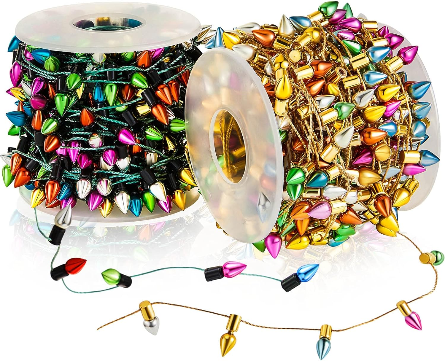 Dollhouse Christmas Decorations - Fake Light String for Crafts & Furniture Accessories - 32.8 Feet image number 4