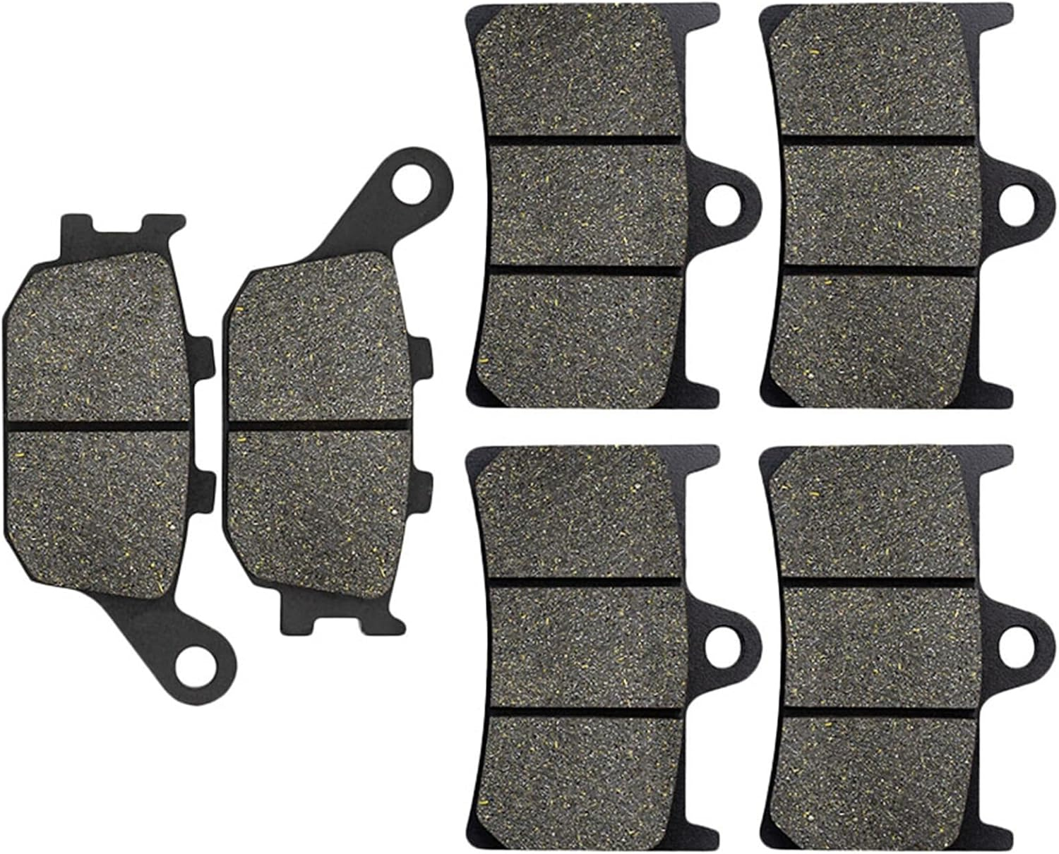 Motorcycle Accessories for Yamaha MT-07 2014-2020 MT-09 Tracer 900 2015 2016 2017 2018 2019 2020 MT-09 Tracer 900 GT ABS Front or Rear Brake Pads Braking (Color : Front and Rear) image number 6