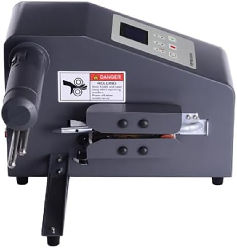 Automatic Cushion Machine, Bubble Film Inflator Cushion Air Pillow Machine, 14 M/Min Professional Bag Air Pillow Inflator, Suitable for Wine/Fruit/Canned Food, Black image number 3