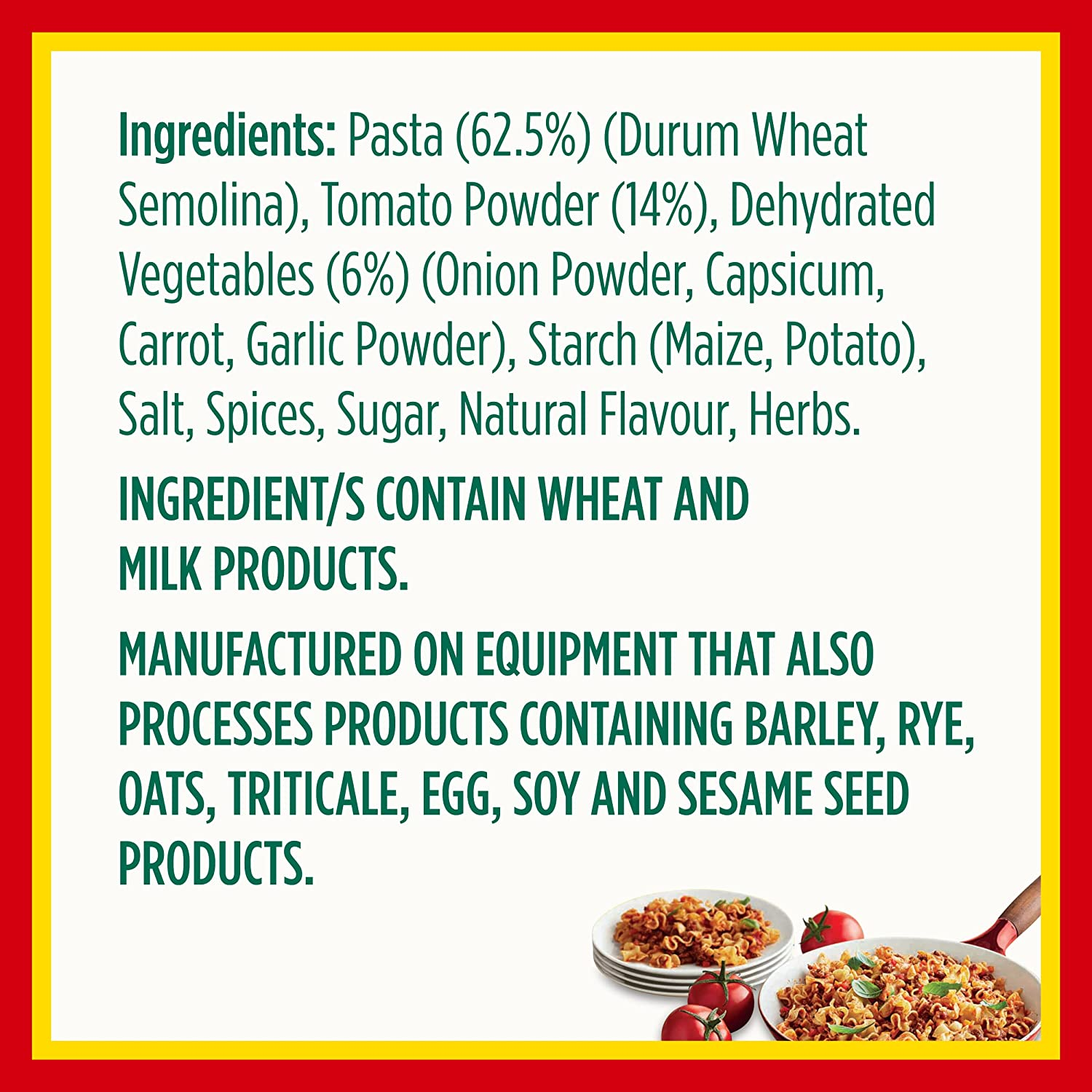 Tandaco Tomato Lasagne One Pan Dinner Ready to Eat Meal 200G image number 6